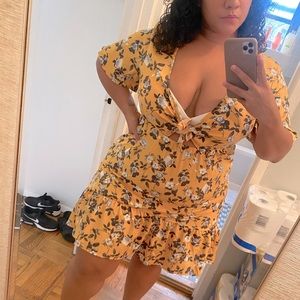 Flowery dress size 1x Plus